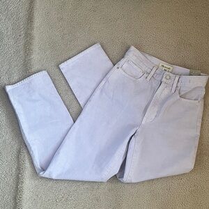 Madewell Lavender Denim Jeans size 25 NWT